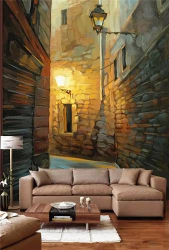 30 нереальных интерьеров с фотообоями